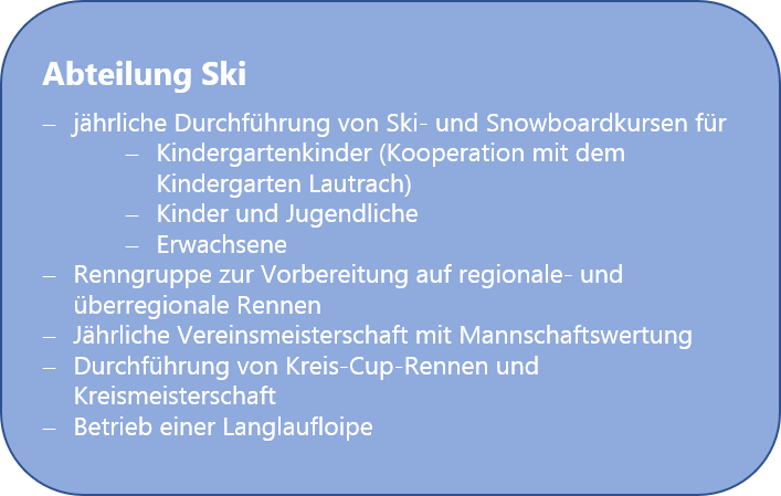 Sportangebot Ski